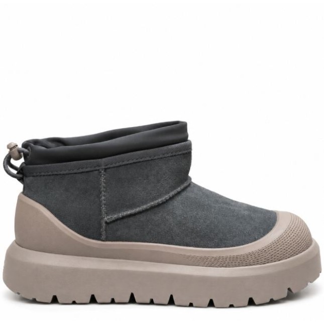 UGG Mens Ultra Mini Hybrid Cobble Grey