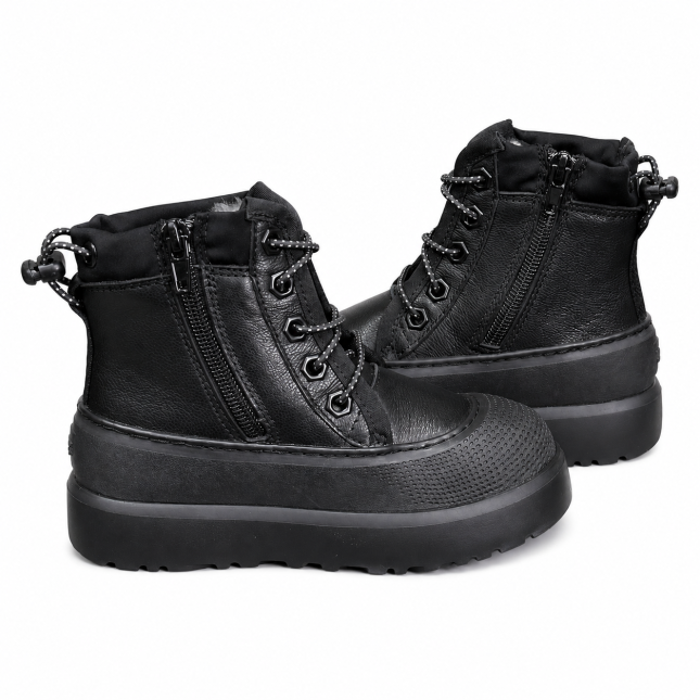 UGG Kids Neumel Hybrid Leather Black