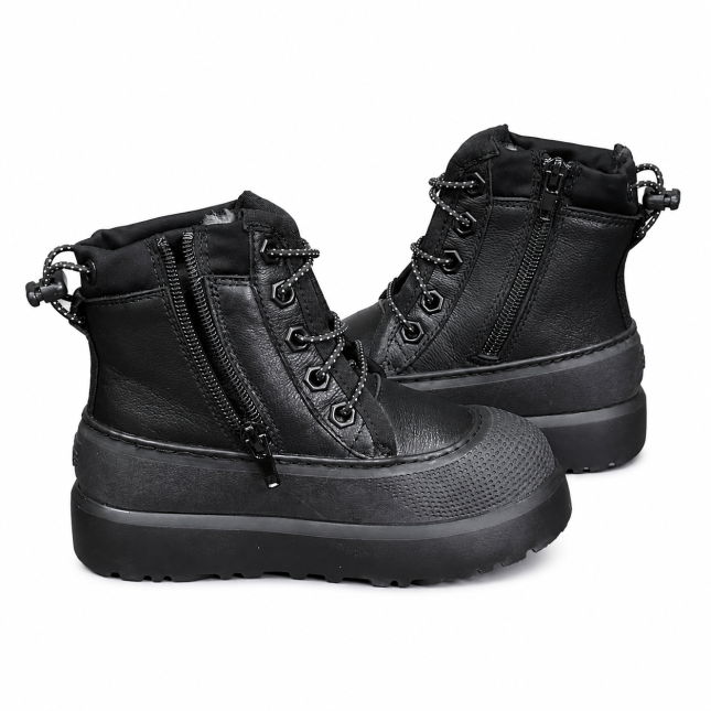 UGG Kids Neumel Hybrid Leather Black