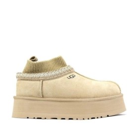 UGG Tazz Knit Platform Mustard Seed