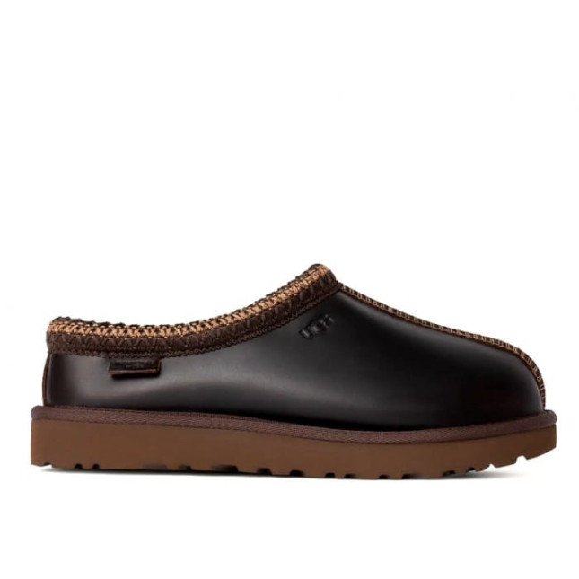 UGG Tasman Slippers Leather Regen Ironwood