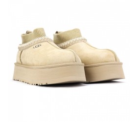 UGG Tazz Knit Platform Mustard Seed
