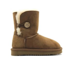 UGG Kids Bailey Button Chestnut