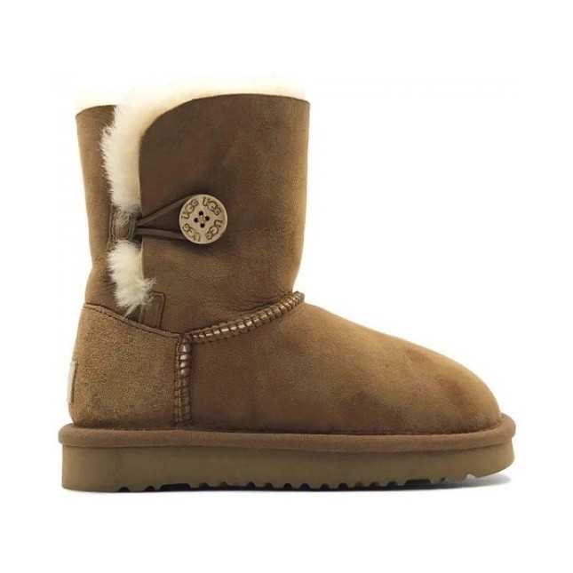 UGG Kids Bailey Button Chestnut