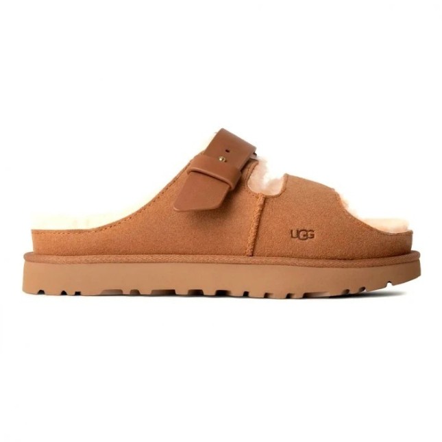 UGG Greenport Strap Slide Chestnut