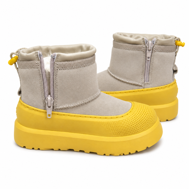 UGG Kids Mini Weather Hybrid Mustard Seed/Summer Wheat