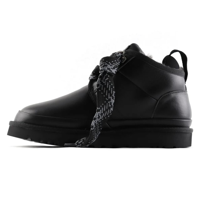 UGG Mens Neumel Leather FT Moss Black