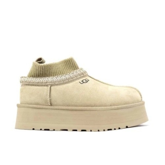 UGG Tazz Knit Platform Mustard Seed