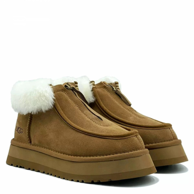 UGG Funkette Platform Chestnut