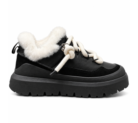 UGG Heritage Utility Sneaker Leather Black UGG Heritage Utility Sneaker Leather Black