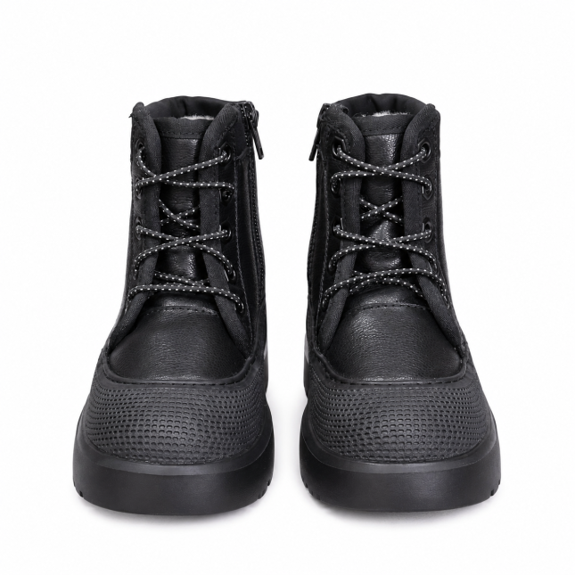 UGG Kids Neumel Hybrid Leather Black