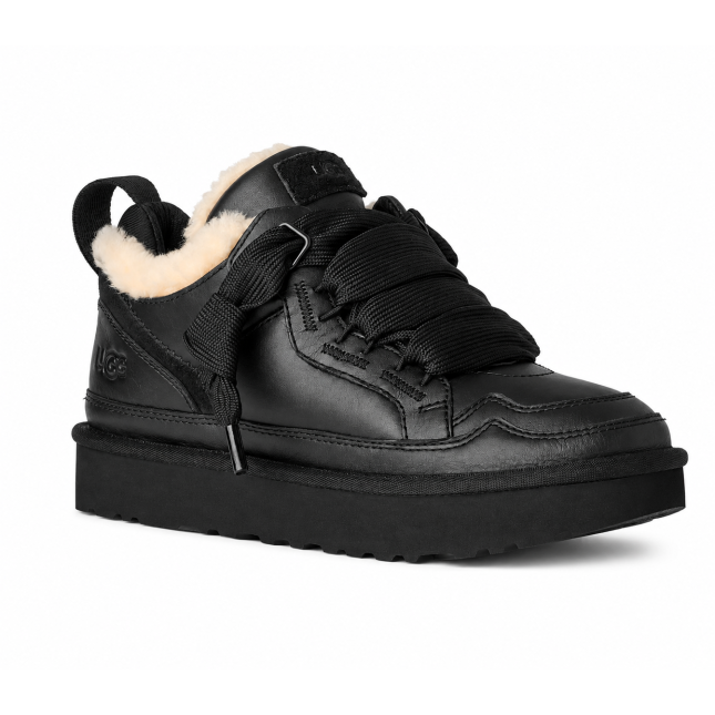 UGG Lowmel Black Leather