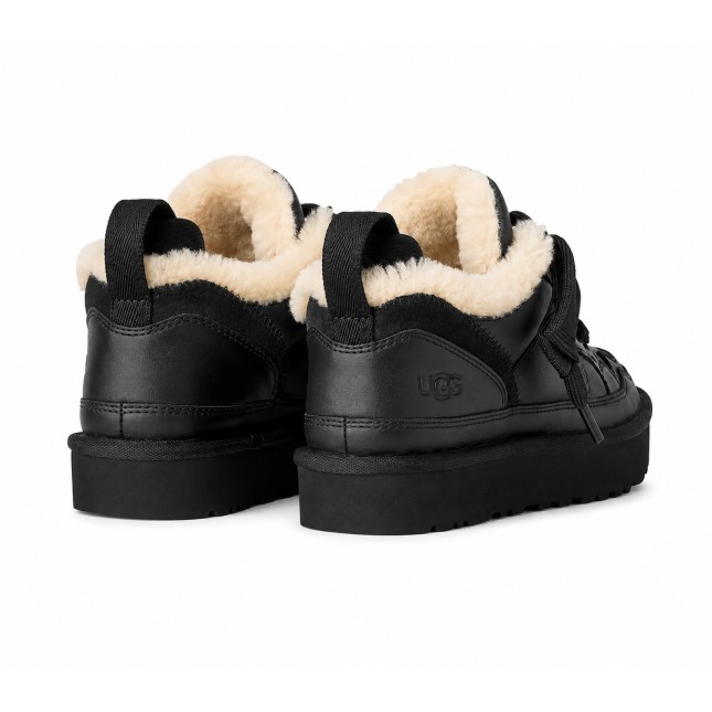 UGG Lowmel Black Leather