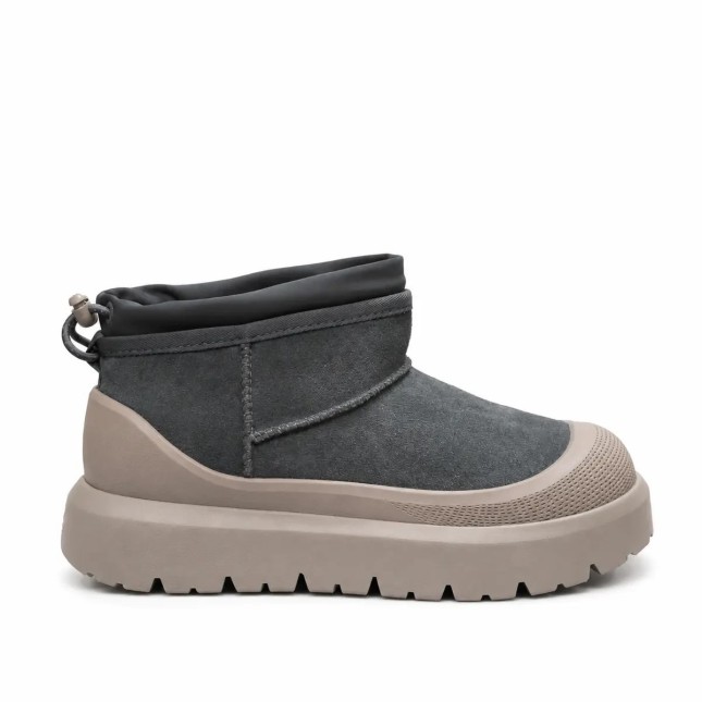 UGG Mens Ultra Mini Hybrid Cobble Grey