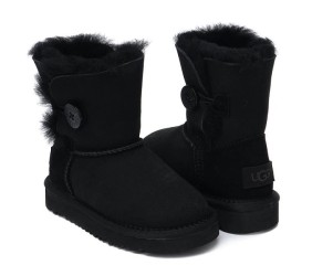 UGG Kids Bailey Button Black