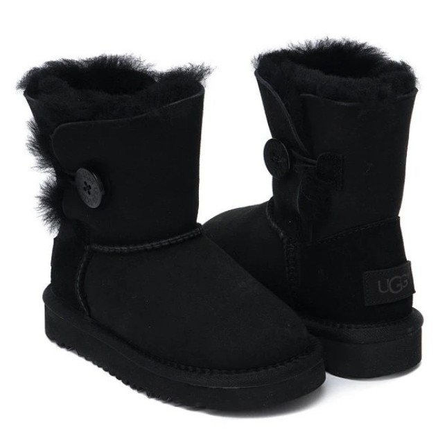 UGG Kids Bailey Button Black
