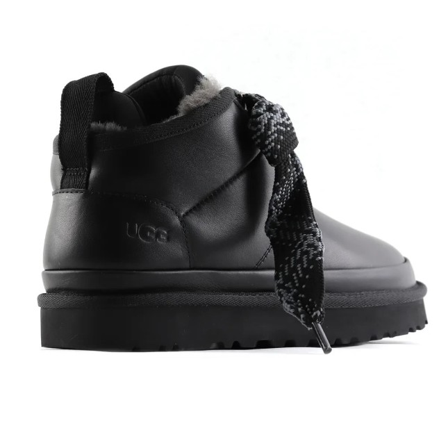 UGG Mens Neumel Leather FT Moss Black