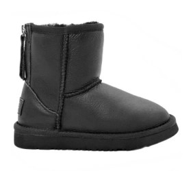 UGG Kids Zip Metallic Black