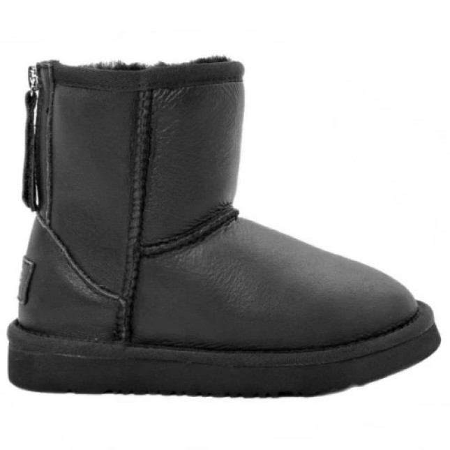 UGG Kids Zip Metallic Black