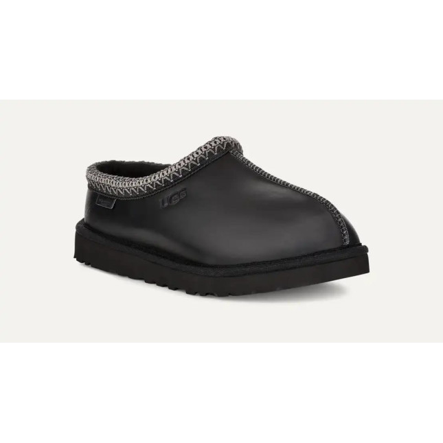 UGG Tasman Slippers Leather Regen Black