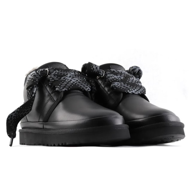 UGG Mens Neumel Leather FT Moss Black