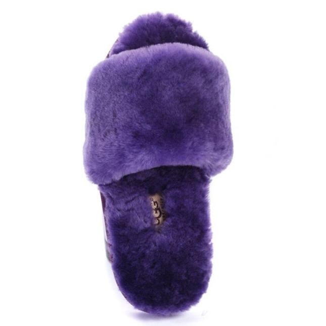 UGG Fluff Slide Slippers Purple