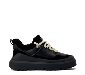 UGG Mens Heritage Utility Sneaker Leather Black UGG Mens Heritage Utility Sneaker Leather Black