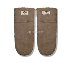 UGG Варежки Замшевые Женские Серые