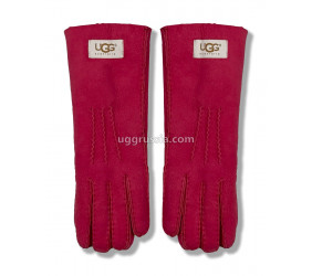 UGG Перчатки Замшевые Женские Розовые