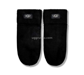 UGG Варежки Замшевые Мужские Черные