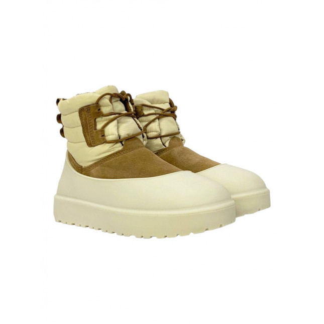 UGG Classic Mini Lace-Up Weather Chestnut Whitecap