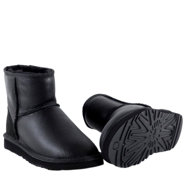 UGG Classic Mini Metallic Black