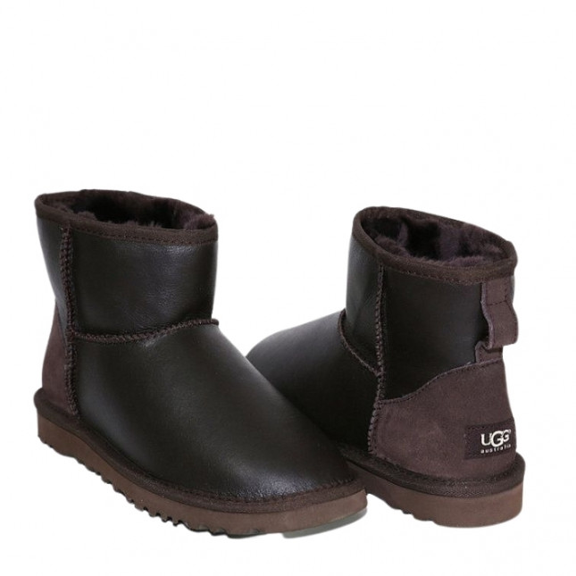 UGG Classic Mini Metallic Chocolate