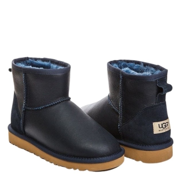 UGG Classic Mini Metallic Navy