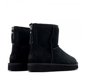 UGG Classic Mini Zip II Black (без камней)