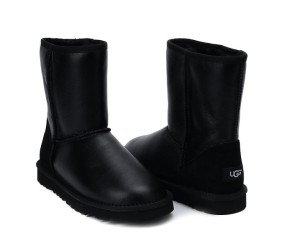 UGG Classic Short Metallic Black
