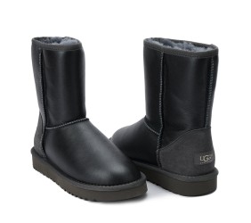 UGG Classic Short Metallic Grey UGG Classic Short Metallic Grey