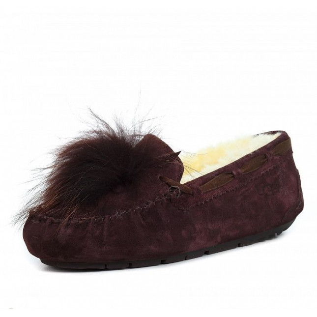 UGG Dakota Pom Pom Chocolate