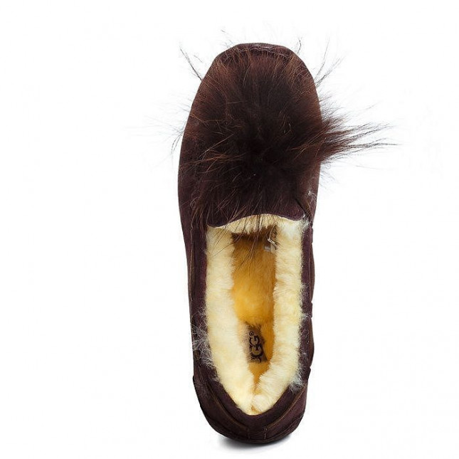 UGG Dakota Pom Pom Chocolate