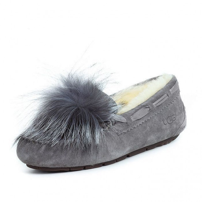 UGG Dakota Pom Pom Grey