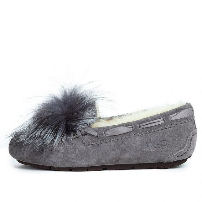 UGG Dakota Pom Pom Grey