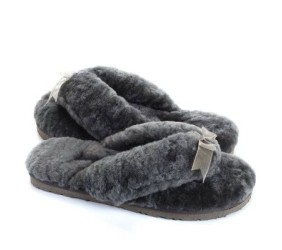UGG Fluff Flip Flop II Grey