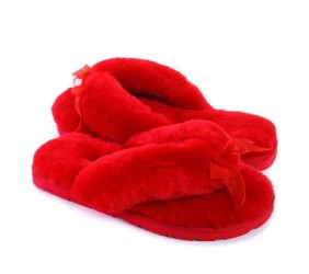 UGG Fluff Flip Flop II Red