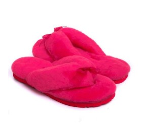 UGG Fluff Flip Flop II Rose Red