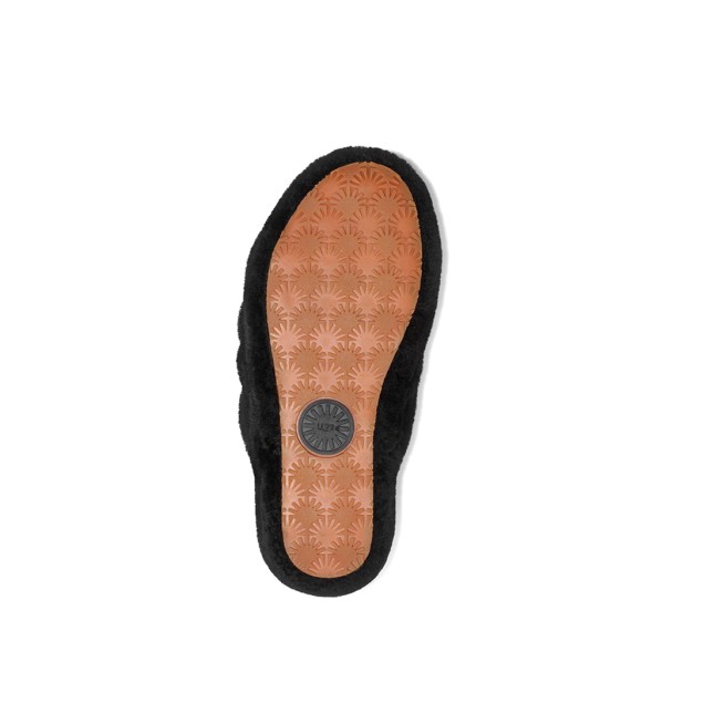 UGG Fluff Yeah Slide-Black