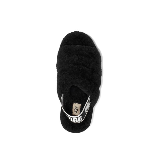 UGG Fluff Yeah Slide-Black