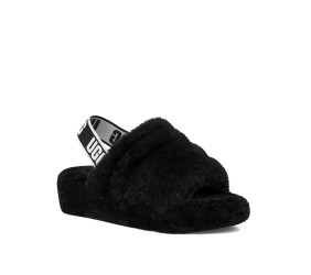 UGG Fluff Yeah Slide-Black