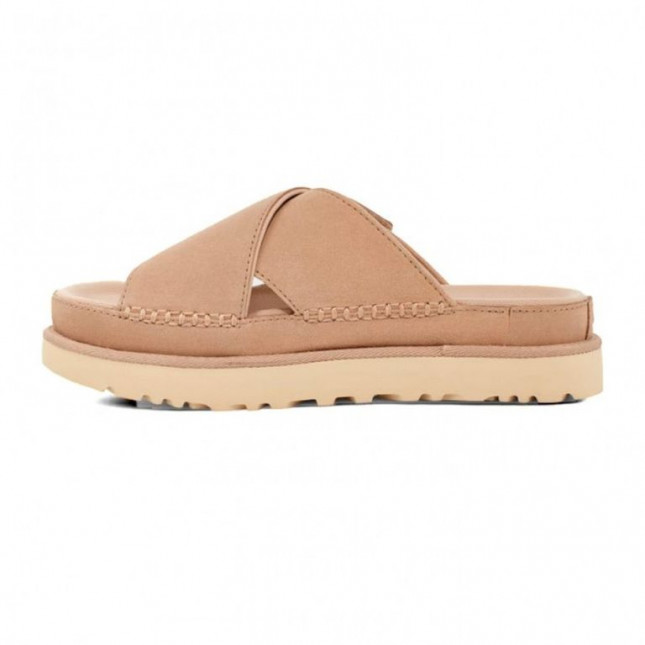 UGG Goldenstar Cross Slide - Driftwood