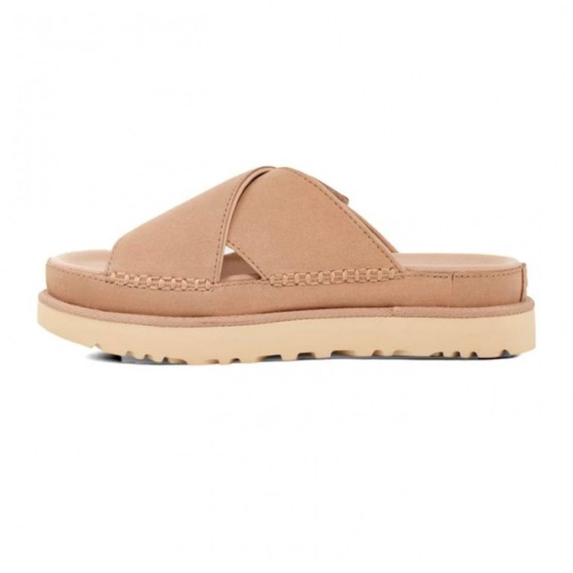 UGG Goldenstar Cross Slide - Driftwood