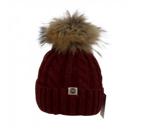 UGG Hat Wine Red